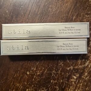 Stila Beauty Boss Lip Gloss Duo - Silver Packaging